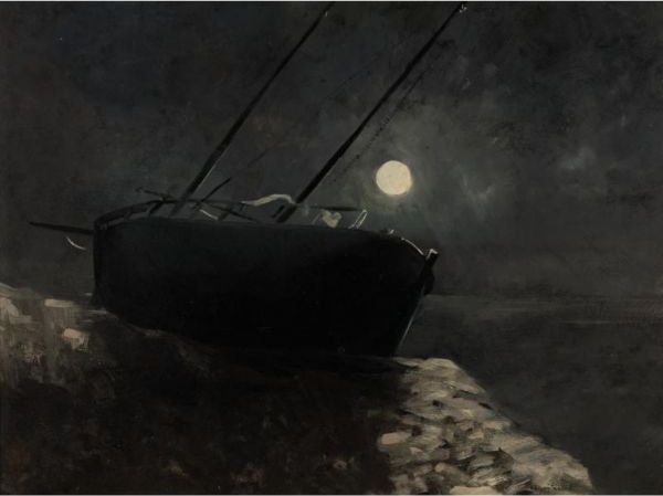 Barque Au Clair De Lune