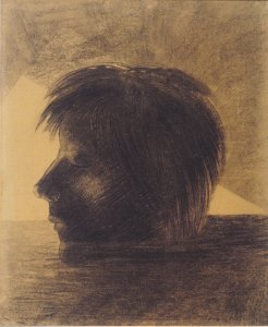 Head of Orpheus on the Water or The Mystic