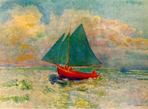 Red Boat with a Blue Sail 1906-07